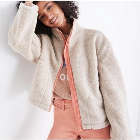 Madewell x Penfield Haight Fleece Sherpa Jacket - Picture 1 of 9